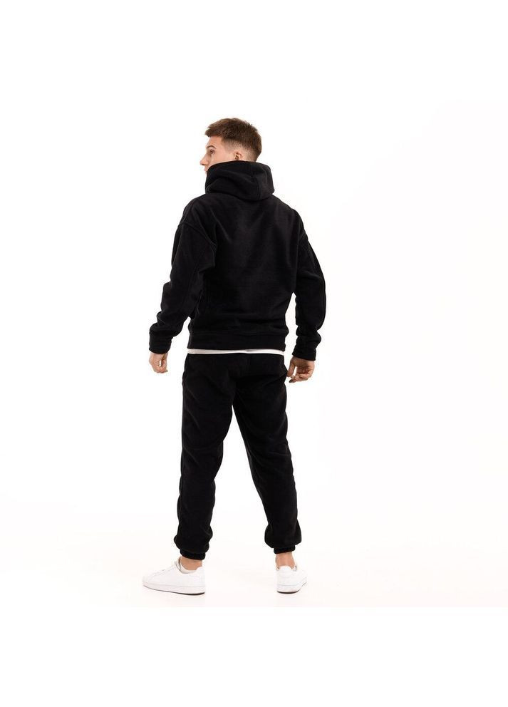 Мужской зимний спортивный костюм флисовый черный Freedom (368668369)