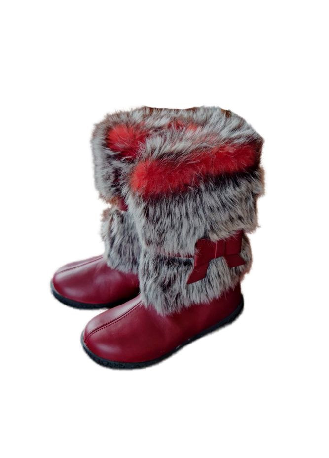 Зимові чобітки для дівчинки 111417 бордові Garvalin (304290112)