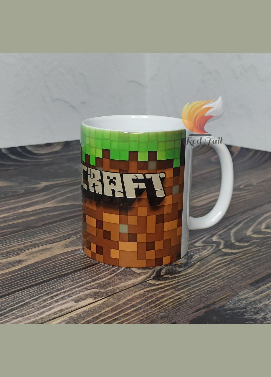 Чашка подарочная "Майнкрафт" 330 мл No Brand (328438988)