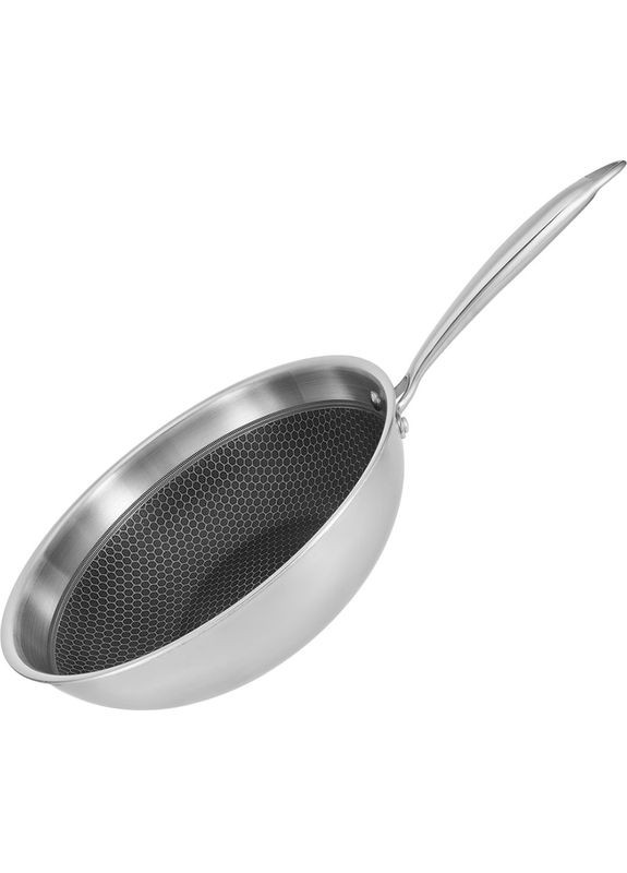 Сковорода Вок ACHIRD 28 см Silver (95349) RESTO (325684166)