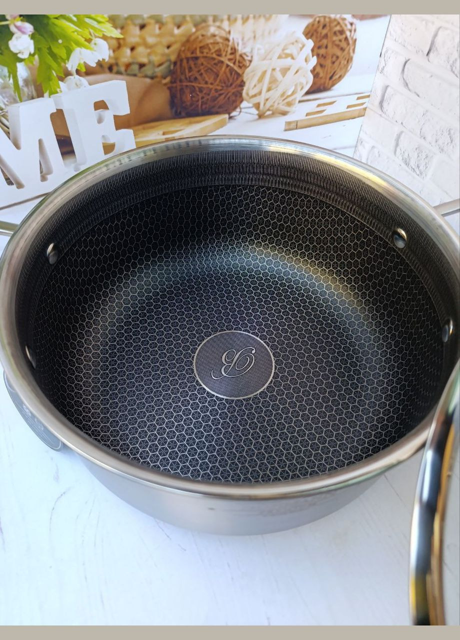 Каструля BP-4100-20 з нержавіючої сталі 20 см 2.8 л Bohmann (331017376)