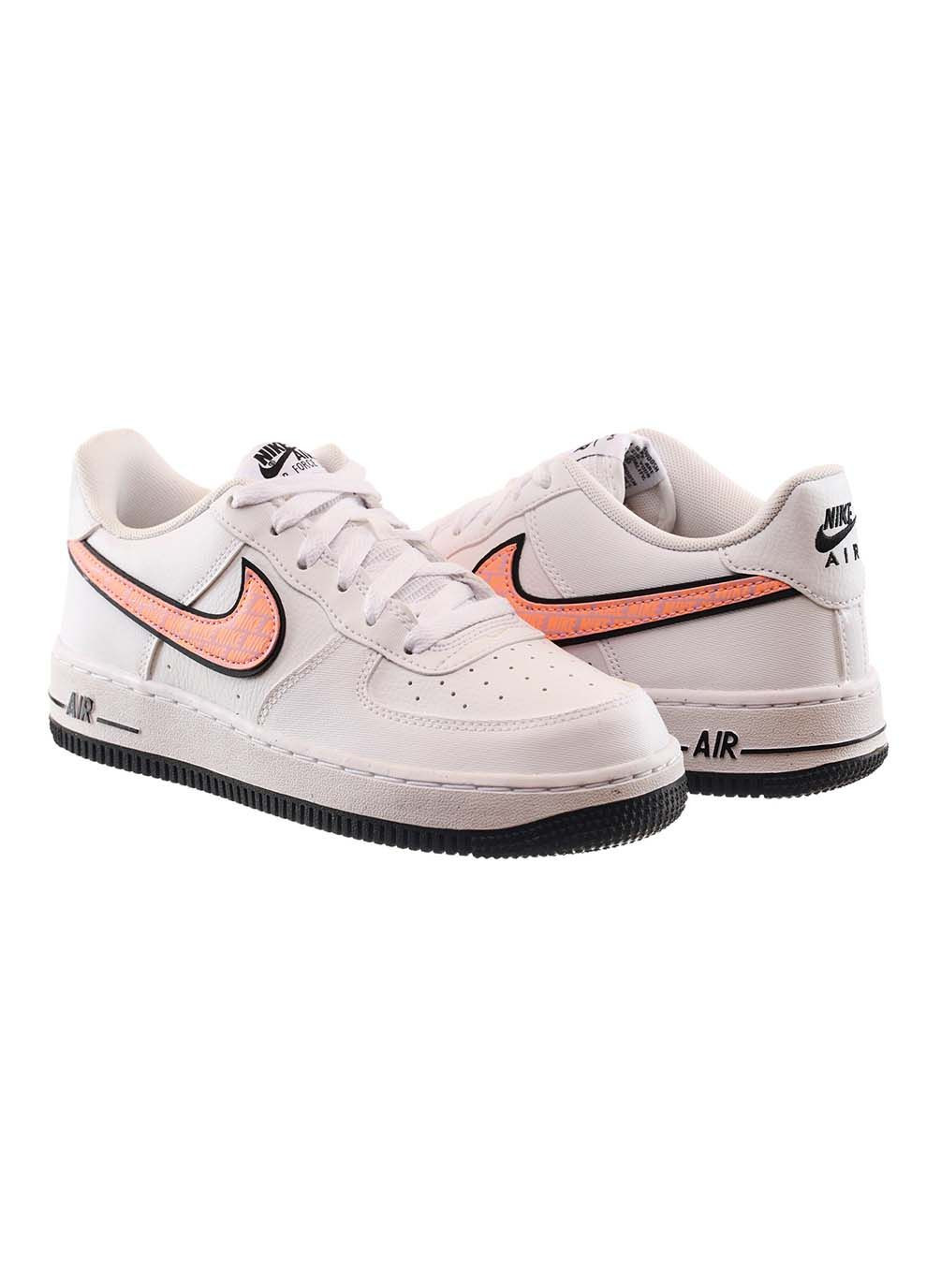 Женские Кроссовки Air Force 1 Gs Белый Nike белые демисезоны (367591286)