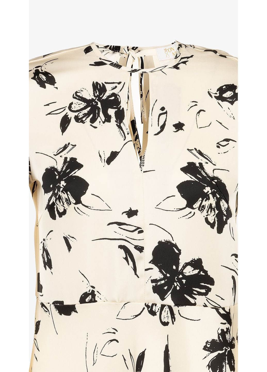 Молочное повседневный платье с узором женское 2522 молочный shop (2000999315374) On me