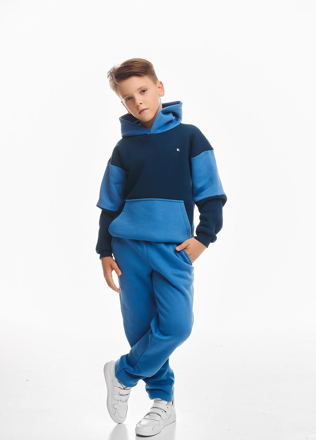 Детский спортивный утепленный костюм на флисе для мальчика Kindamor Active Heat 2024-2025 (302663616)