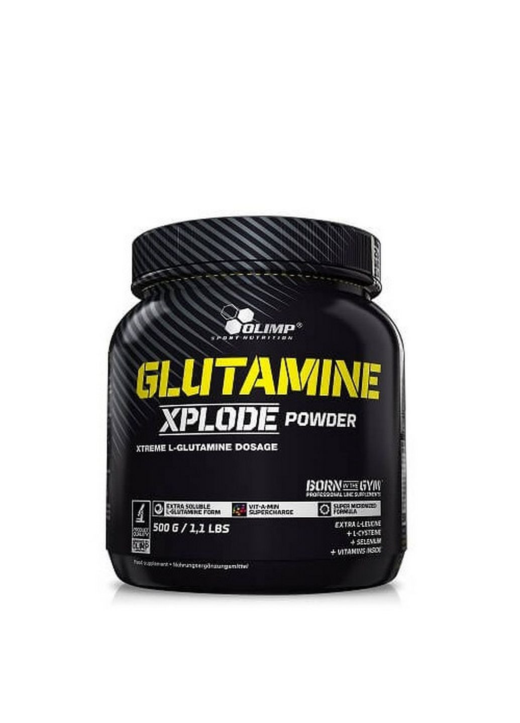 Амінокислота Glutamine Xplode Powder, 500 грам Лимон Olimp (293341845)