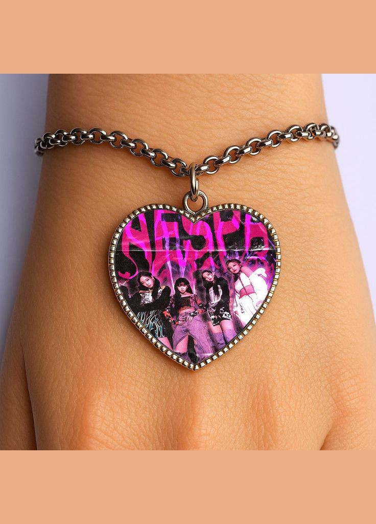 Браслет k pop aespa #006 (серце) No Brand (329330897)