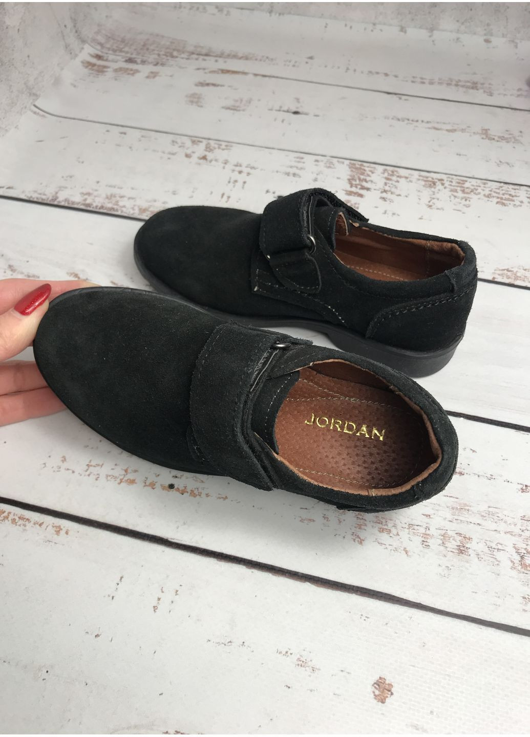Туфлі замшеві дитячі для хлопчиків Чорний (947) Jordan (373083773)