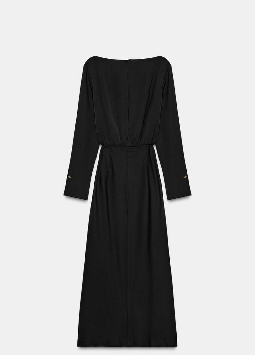 Чорна сукня Zara однотонна