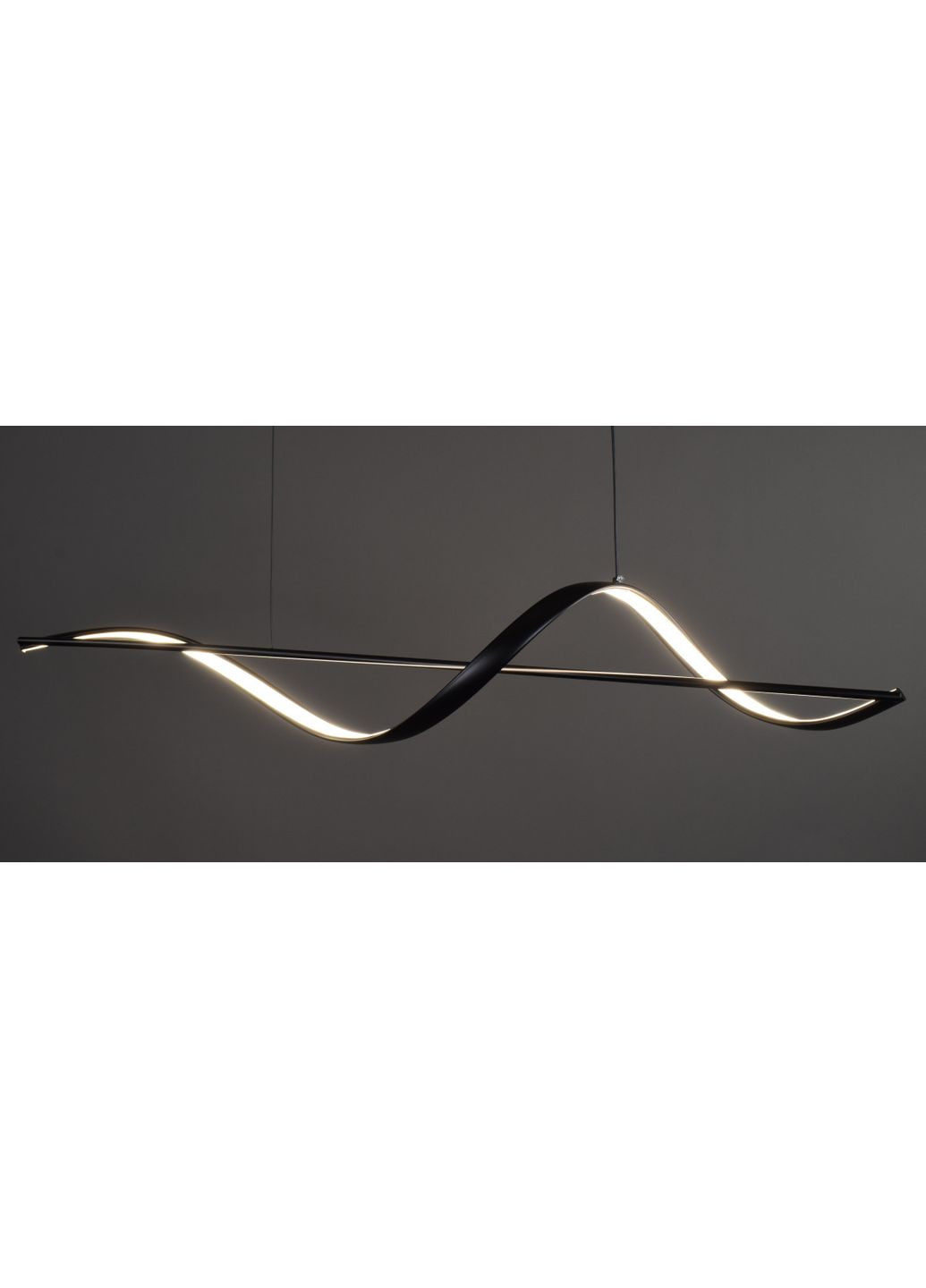 Люстра світлодіодна підвісна LED світильник для квартири на стелю лед 28270 Чорний 30-150х18х100 см. Sunnysky (365680599)