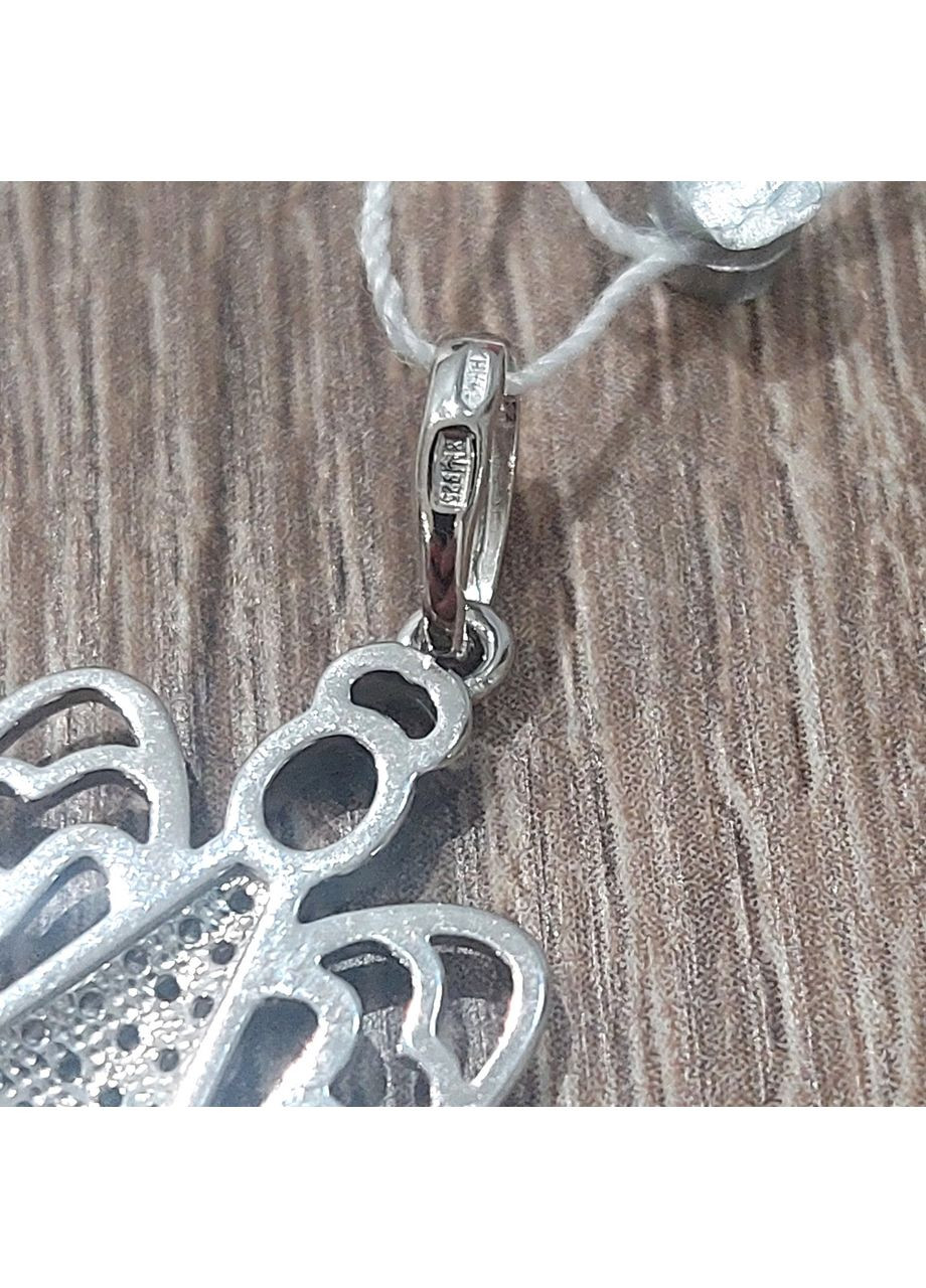 Кулон срібний Ангел-Охоронець із фіанітами No Brand (355922003)