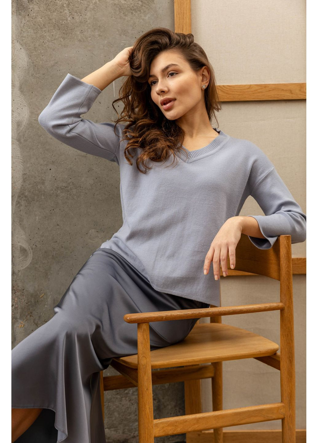 Серый демисезонный джемпер 1450.5669 Seventeen