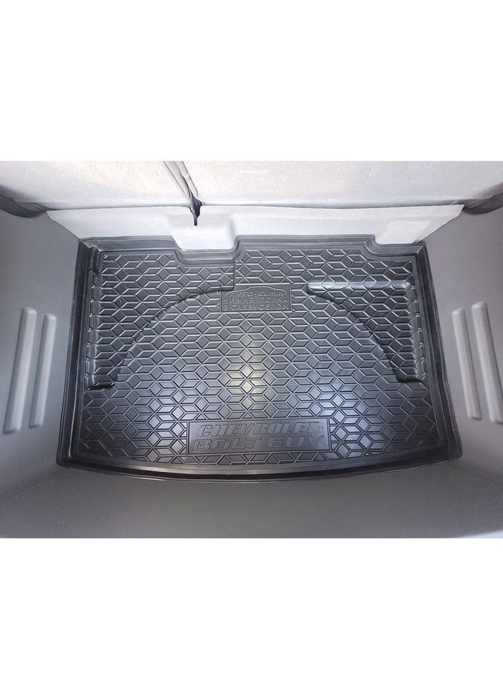 Килимок в багажник поліуретановий Chevrolet EUV 2022/Шевроле Болт нижня полиця з саб Avto-Gumm Bolt (360614908)