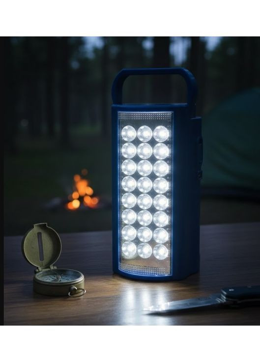 Портативний світлодіодний ліхтар GS-2400 24 LED з функцією Power Bank (2104618846) Gold Silver (370755463)