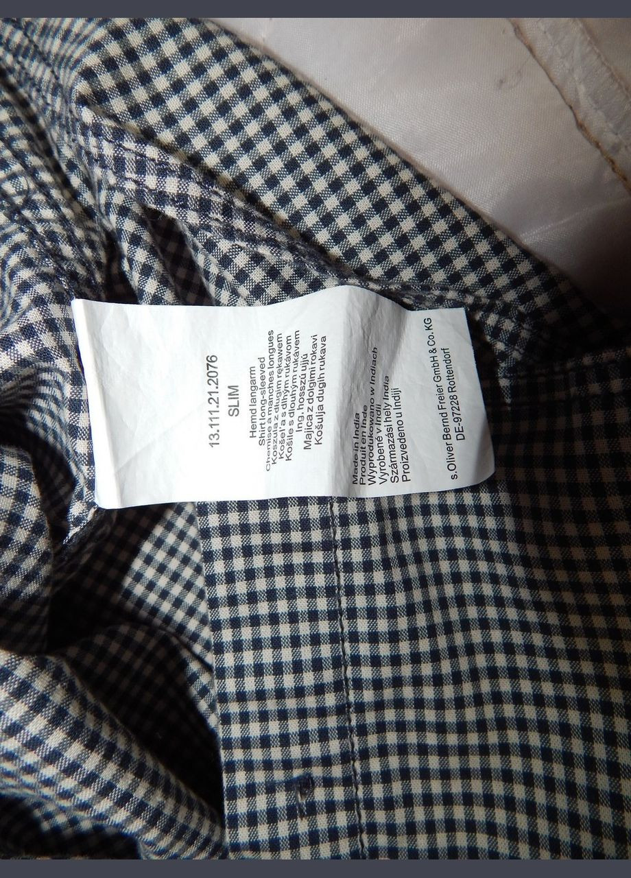 Цветная рубашка в клетку S.Oliver