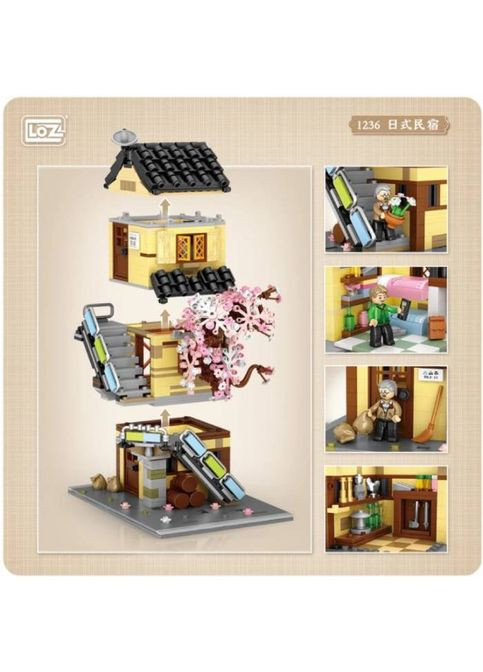 Конструктор Жилые дома 1153 эл (1236) LOZ MINI (323148754)