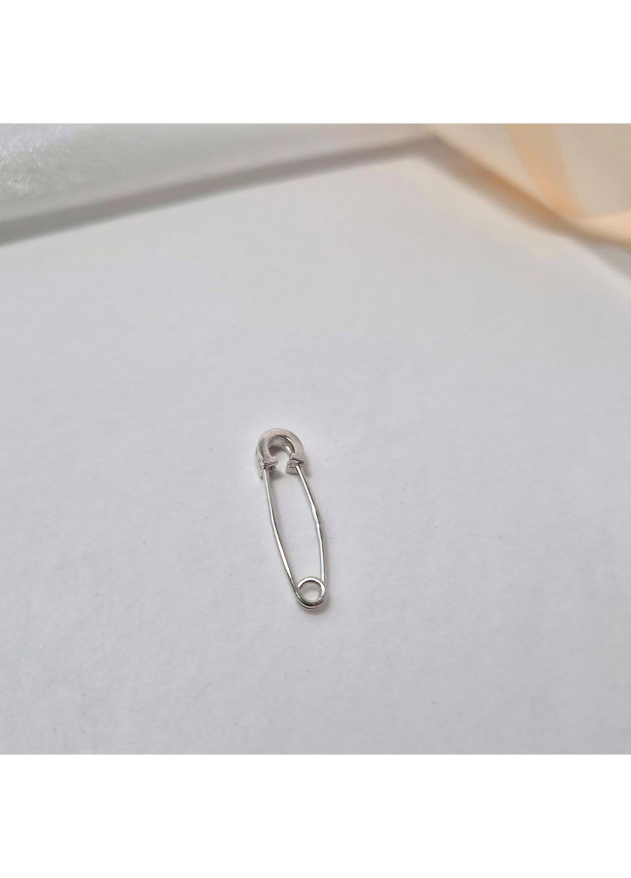 Серебряная Булавка Шпилька Подкова в Белых камнях серебро 925 пробы Родированное 7039р 0.90г No Brand (319159197)