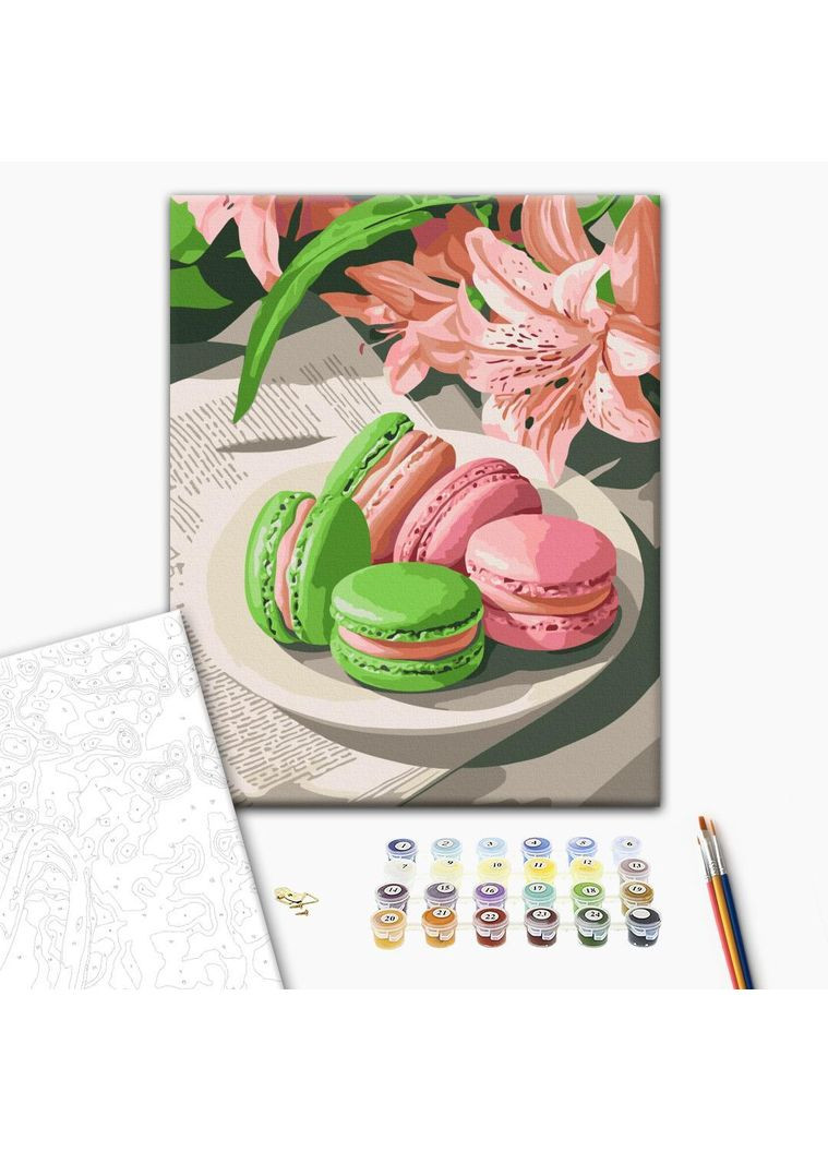 Картина за номерами Кольорові макарони 40 х 50 BS54438 Brushme (351508166)