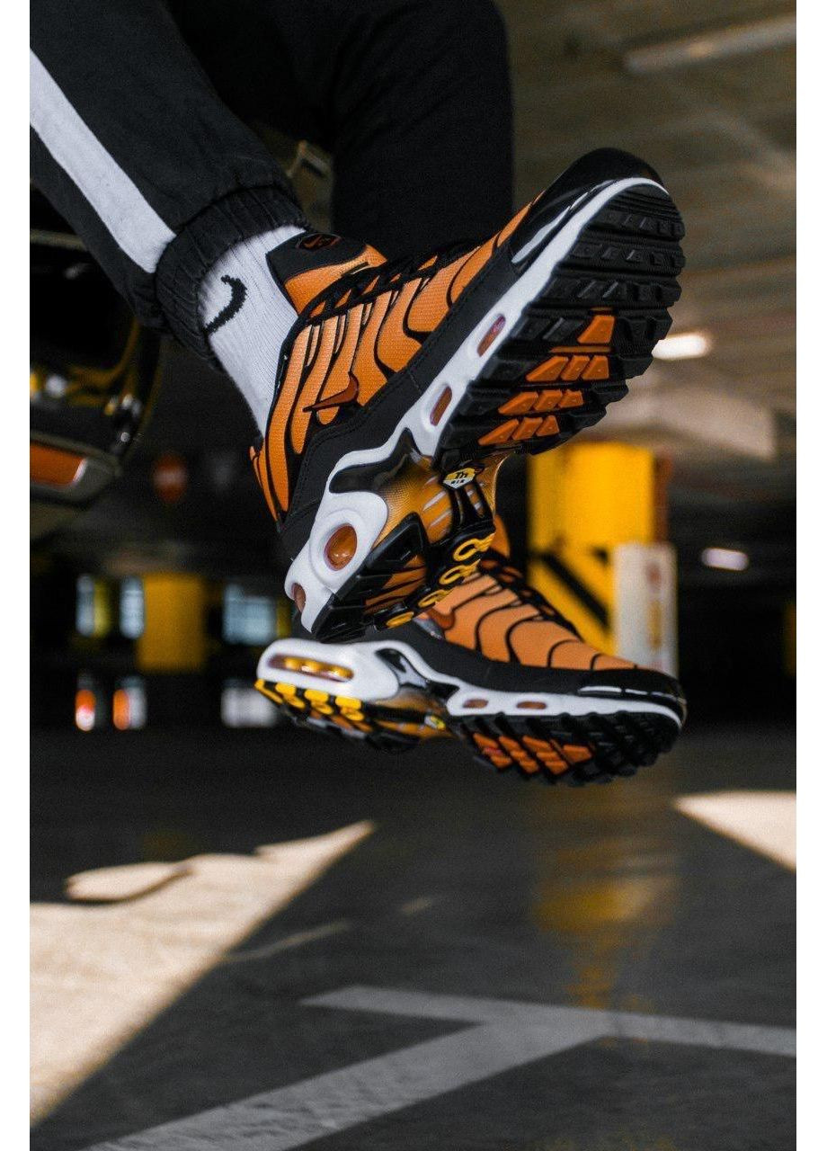 Комбіновані Осінні кросівки чоловічі nike air max plus og tn tiger найк аір макс тн плюс No Brand