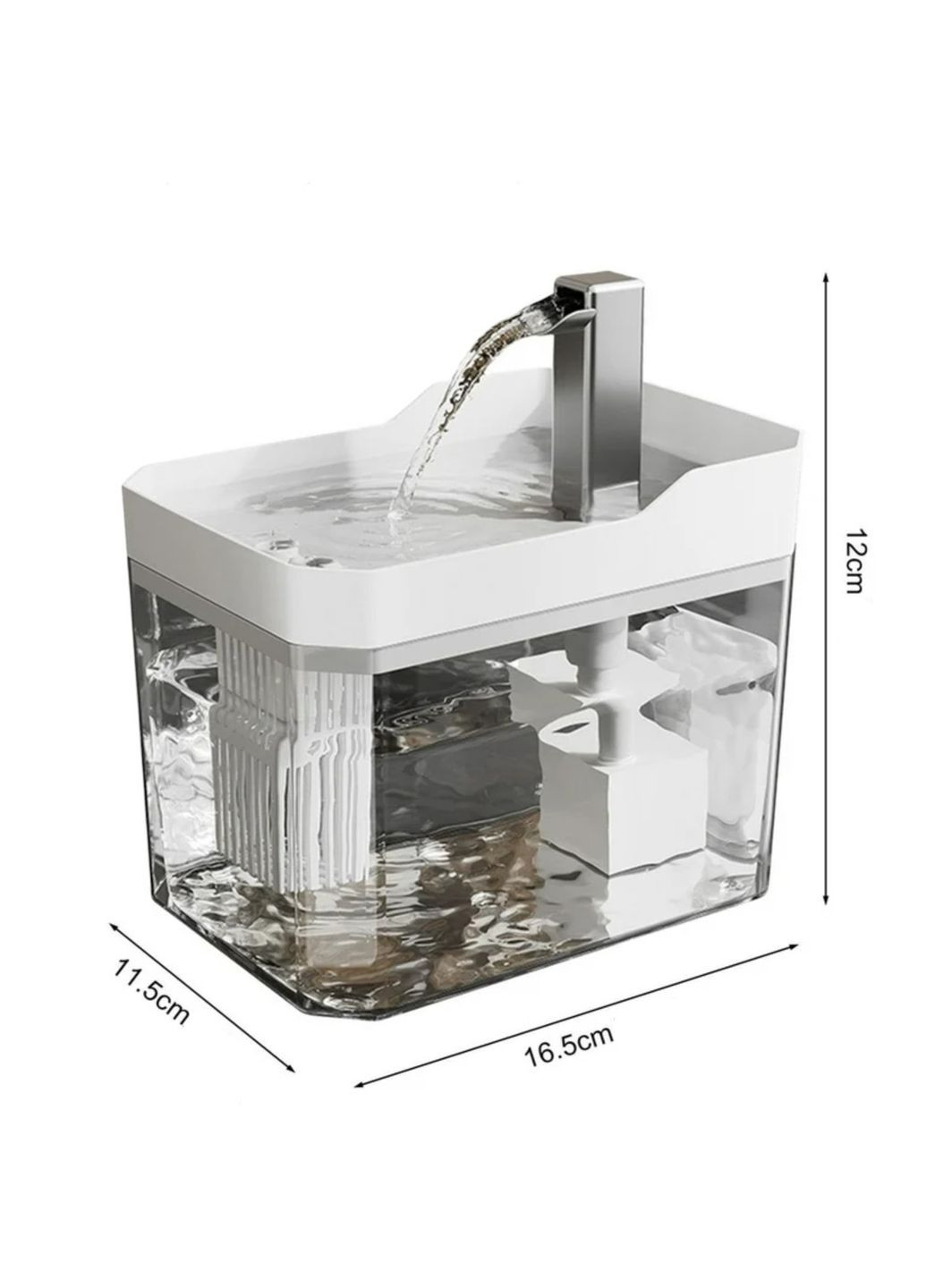 Автоматическая поилка фонтан для кошек на 1,5 л. No Brand (370169349)