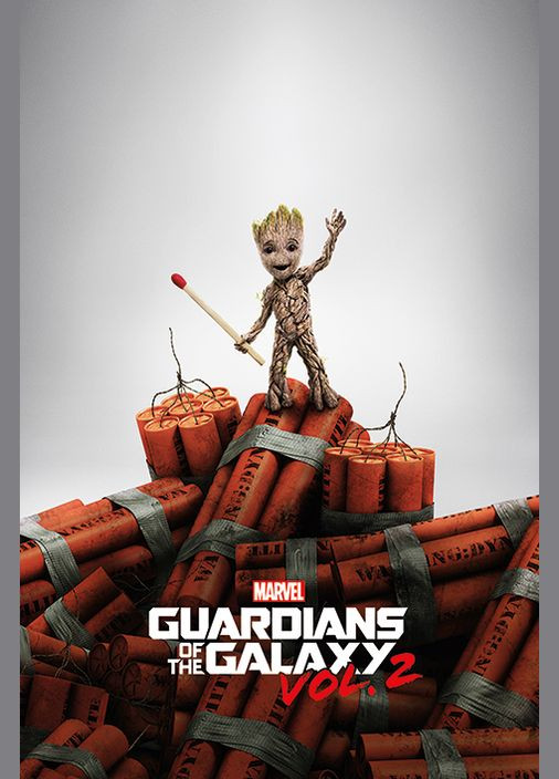 Постер плакат "Сторожевые Галактики 2 (Динамит)" 61x91.5см (ps-00201) Pyramid International (334325804)