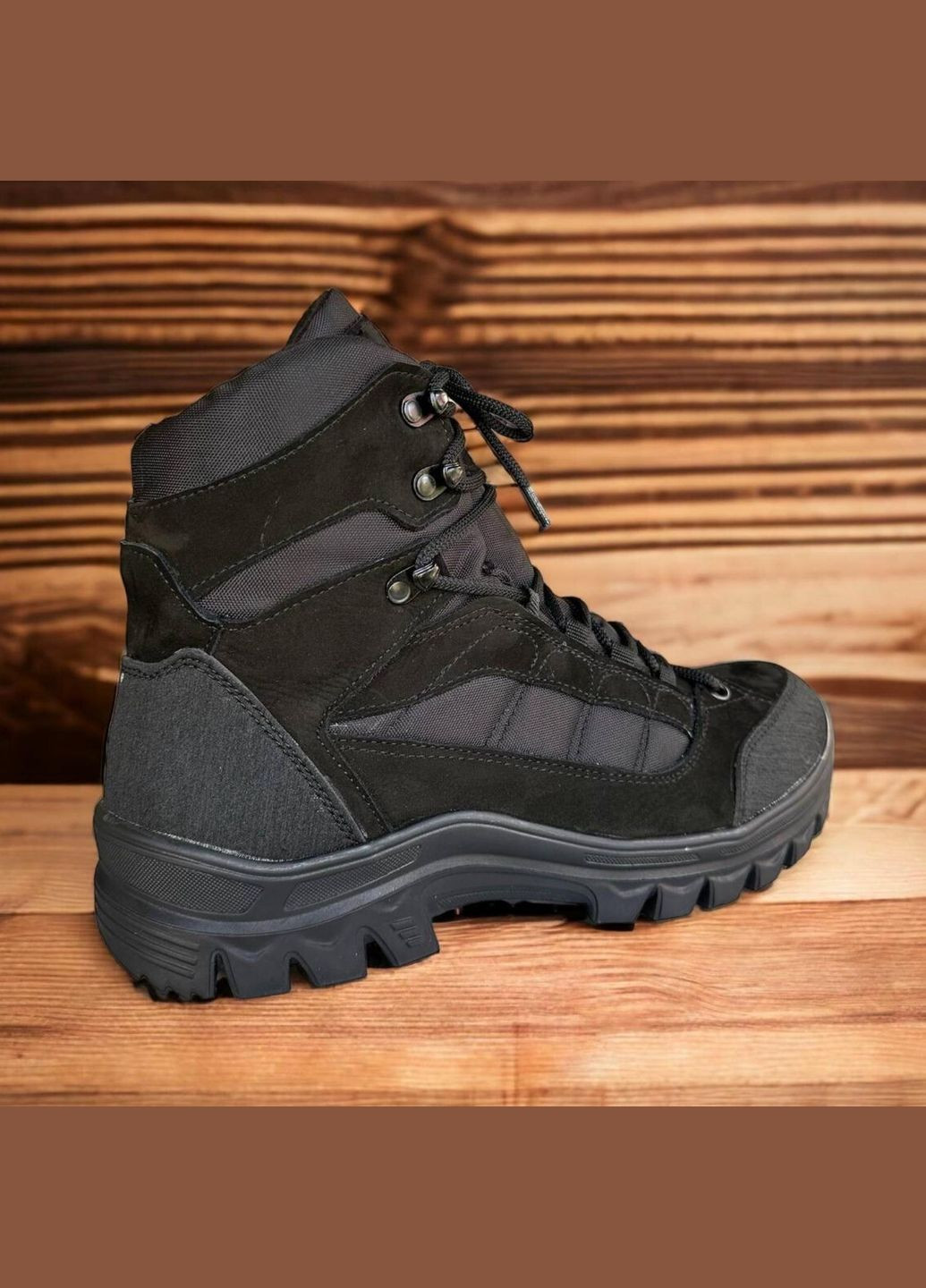 Берці Чоловічі Демісезонні Тактичні. 36-49р Чорні. Розраховані на важку погоду! DSDM-1015 No Brand (301147994)