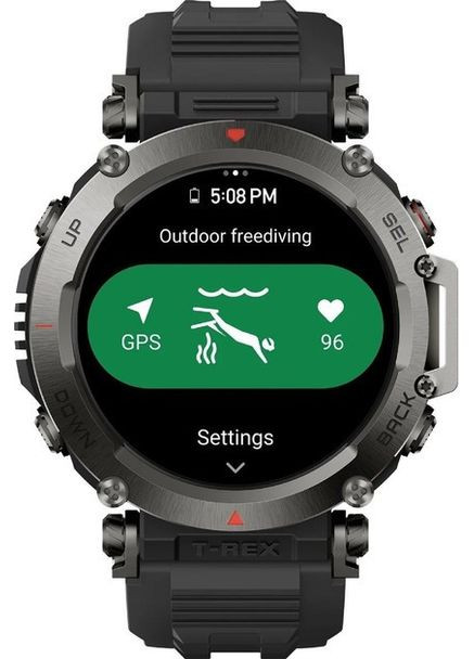 Часы умные T-Rex Ultra Abyss Black (W2142EU1N) черные Amazfit (299395612)