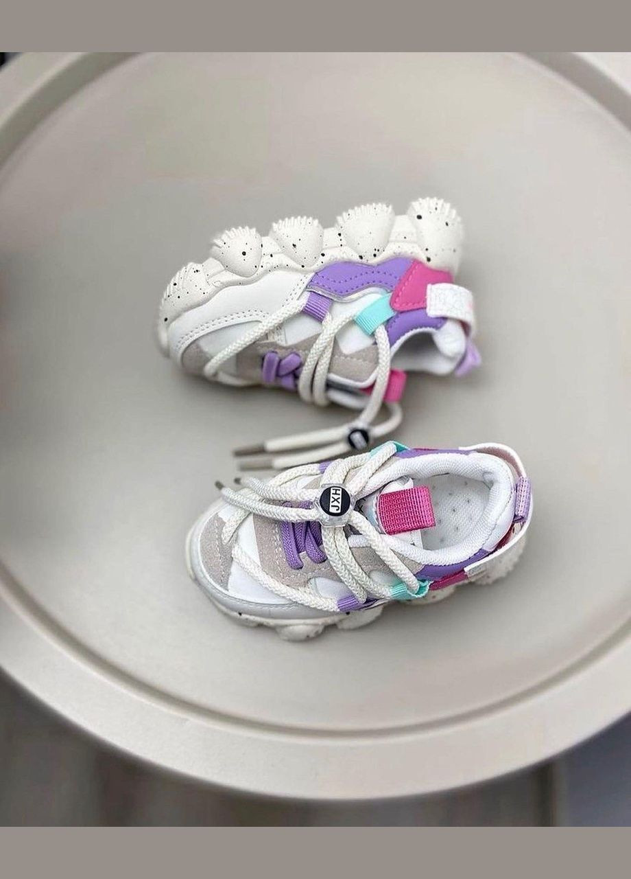 Розовые всесезонные детские кроссовки розовые 937 No Brand