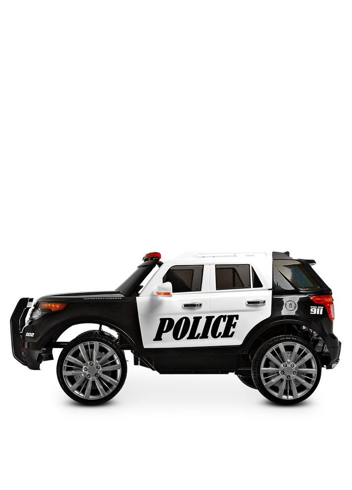 Дитячий електромобіль Джип Ford Police Bambi Racer M 3259EBLR-1-2 зі світловими ефектами. Чорно-білий No Brand (293060918)