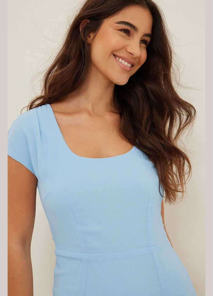 Блакитна сукня максі літо,блакитний, NA-KD