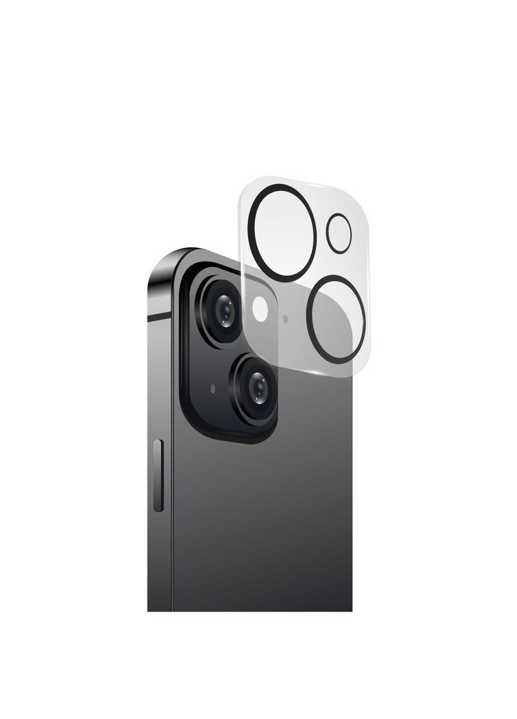 Скло захисне (m468780) Intaleo Camera Lens Apple Iphone 15 Plus Black (367071661)