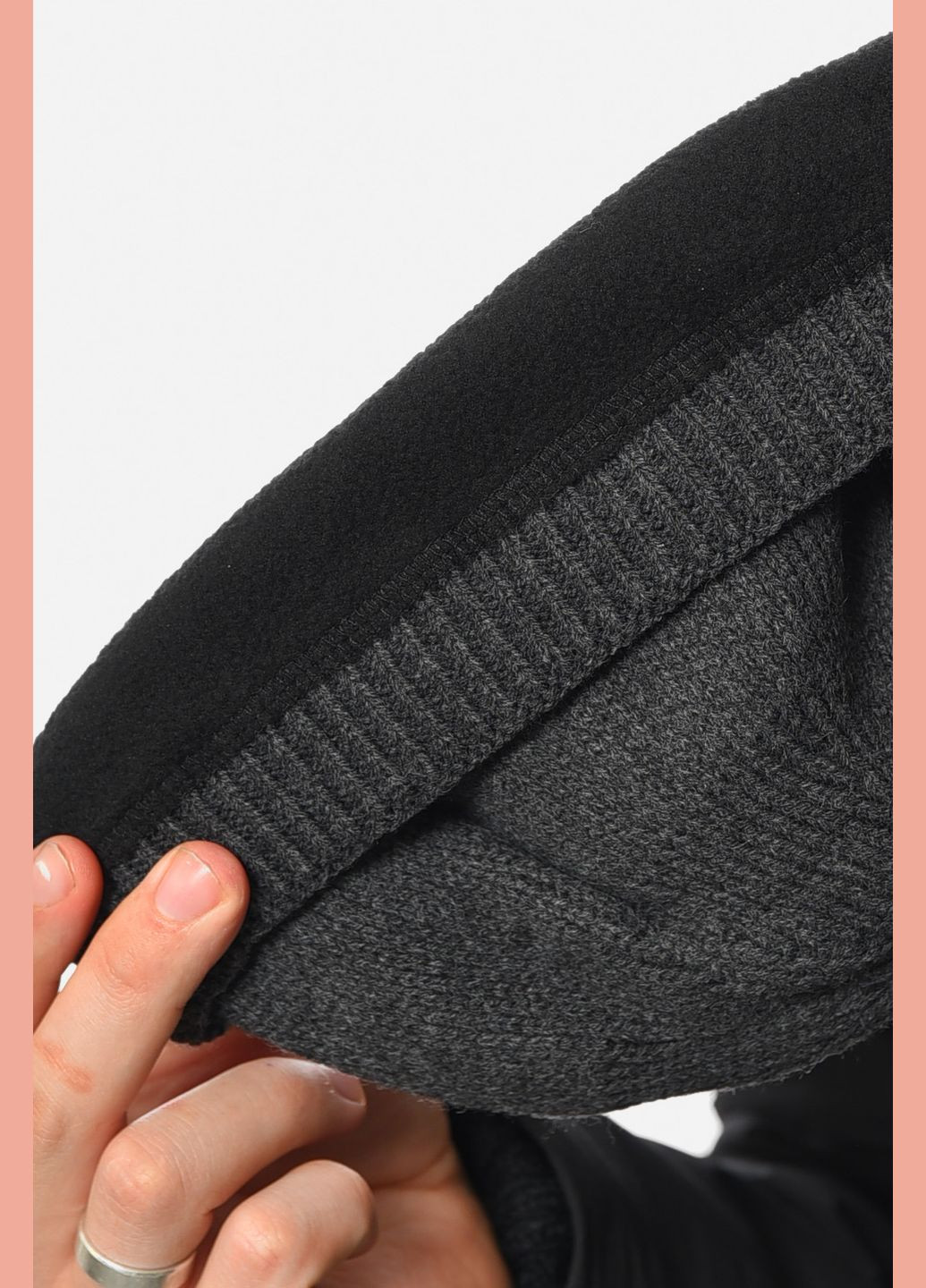 Шапка мужская на флисе серого цвета Let's Shop (307470569)