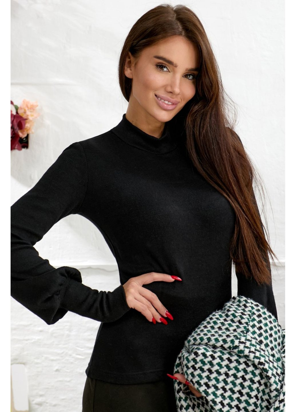 Жіночий гольф з ангори з пишним рукавом (ll49860090) LadyLike (365729790)