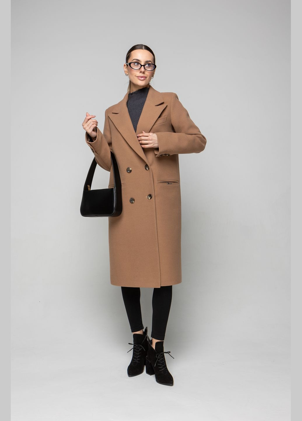 Бежевое демисезонное Пальто Остин CHIUAS