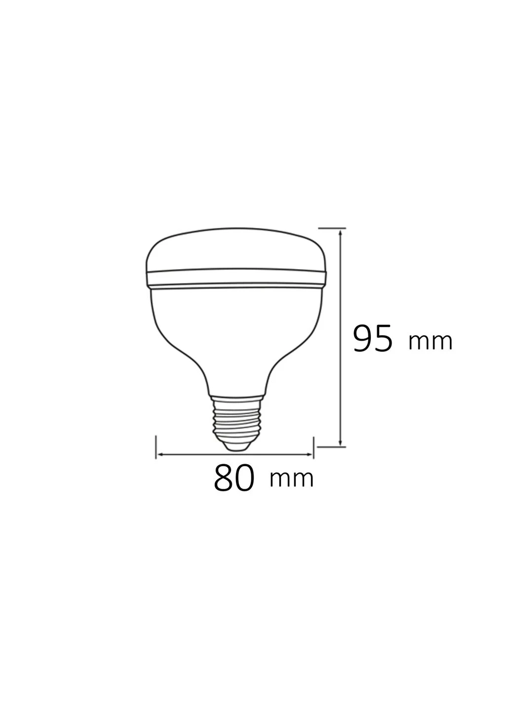 Лампа світлодіодна "CRYSTAL-20" 20W 6400K E27 Horoz Electric (346087603)