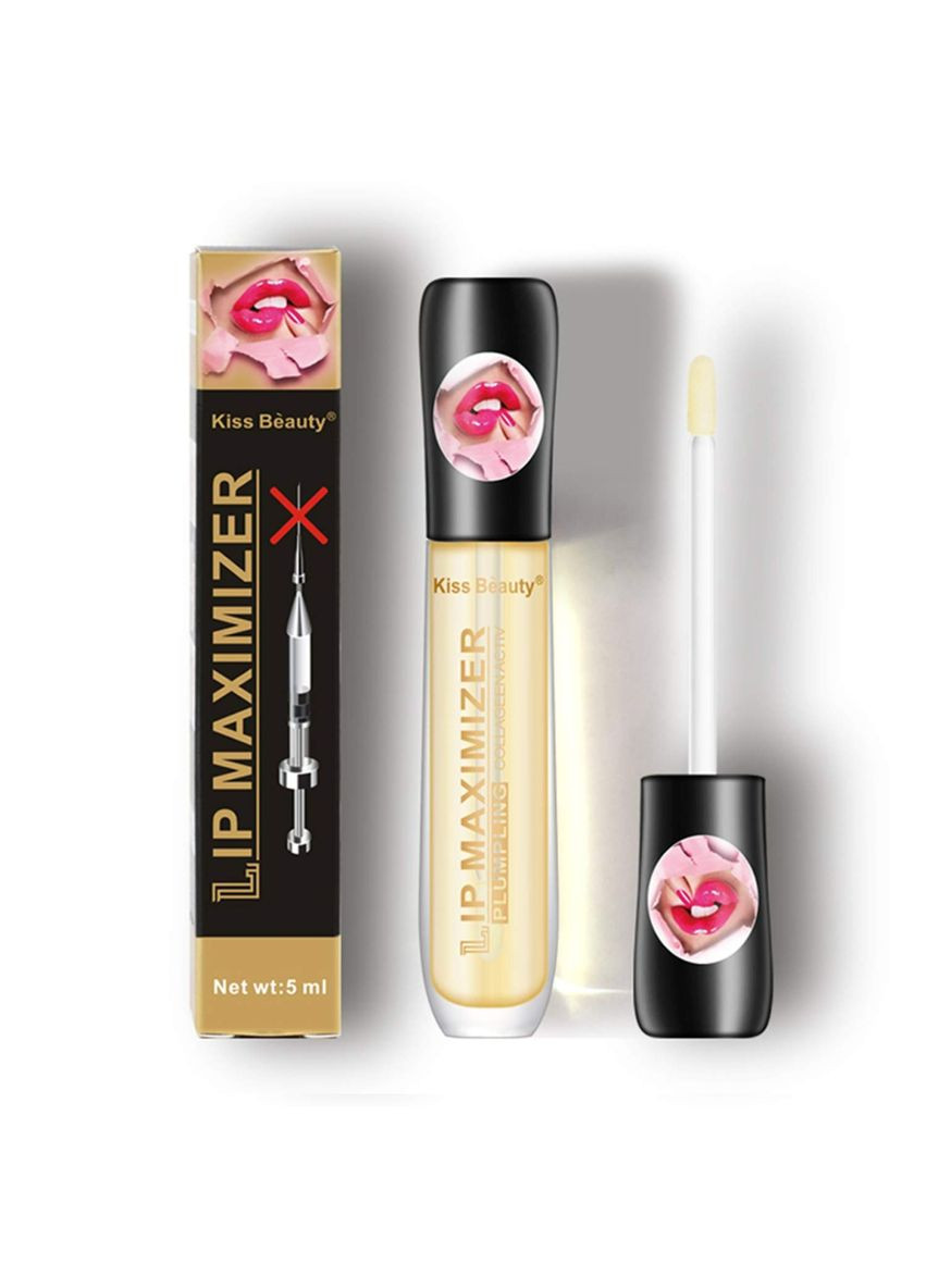 Блиск для збільшення об'єму губ Lip Maximizer «Ін'єкція краси» 5 мл Kiss Beauty (326067015)