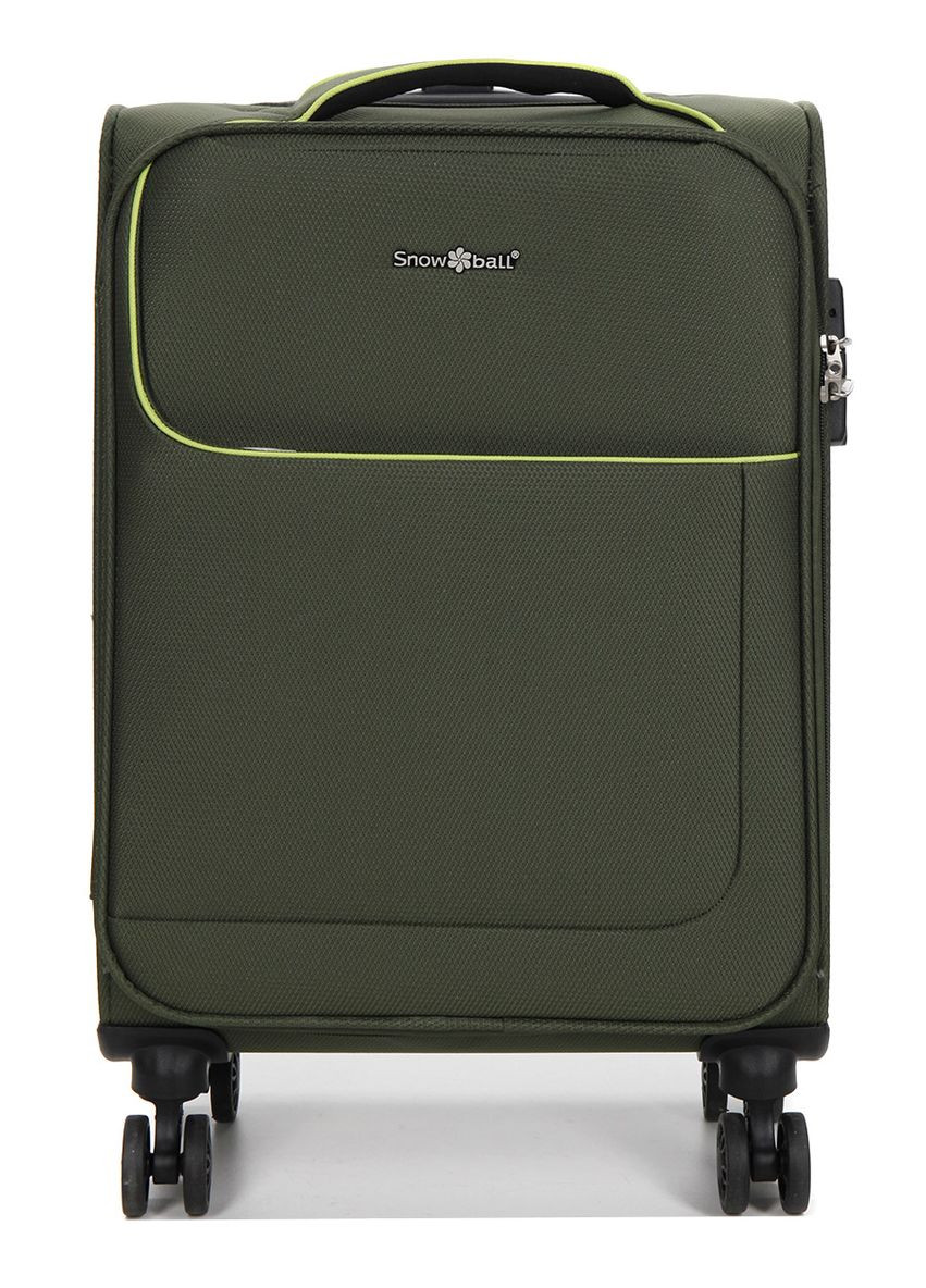 Чемодан маленький S тканевый 22204 58×36×22см 35+9см Хаки Snowball (297642922)