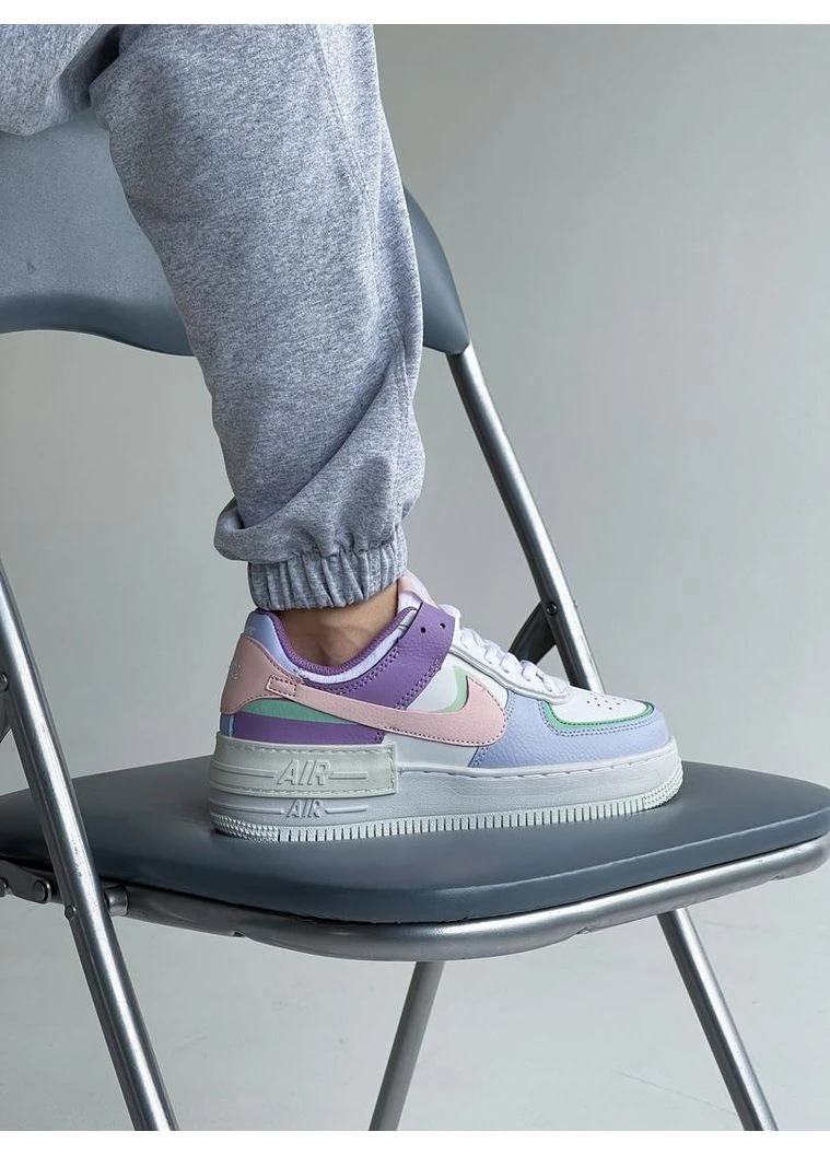 Цветные летние кроссовки nike air force 1 shadow multicolor 5 найк аир форс 1 No Brand