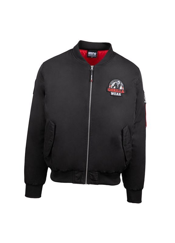 Черная демисезонная куртка covington bomber, (06369336) Gorilla Wear