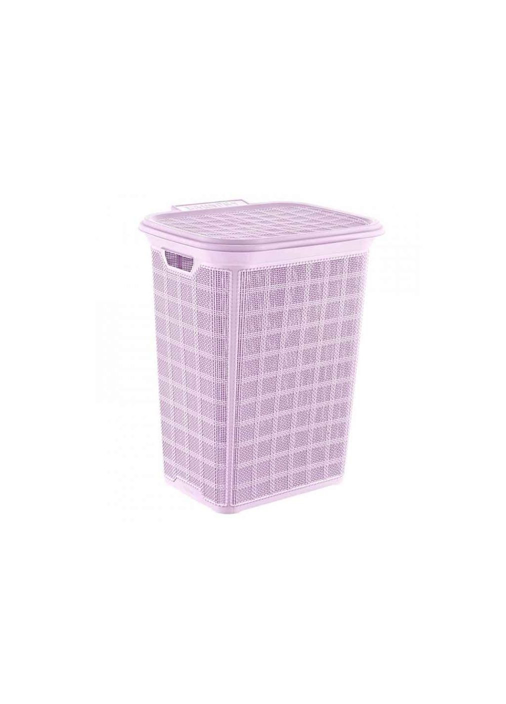 Корзина для белья 60л "JUTE" 43х35х56см фиол Akay (364282319)