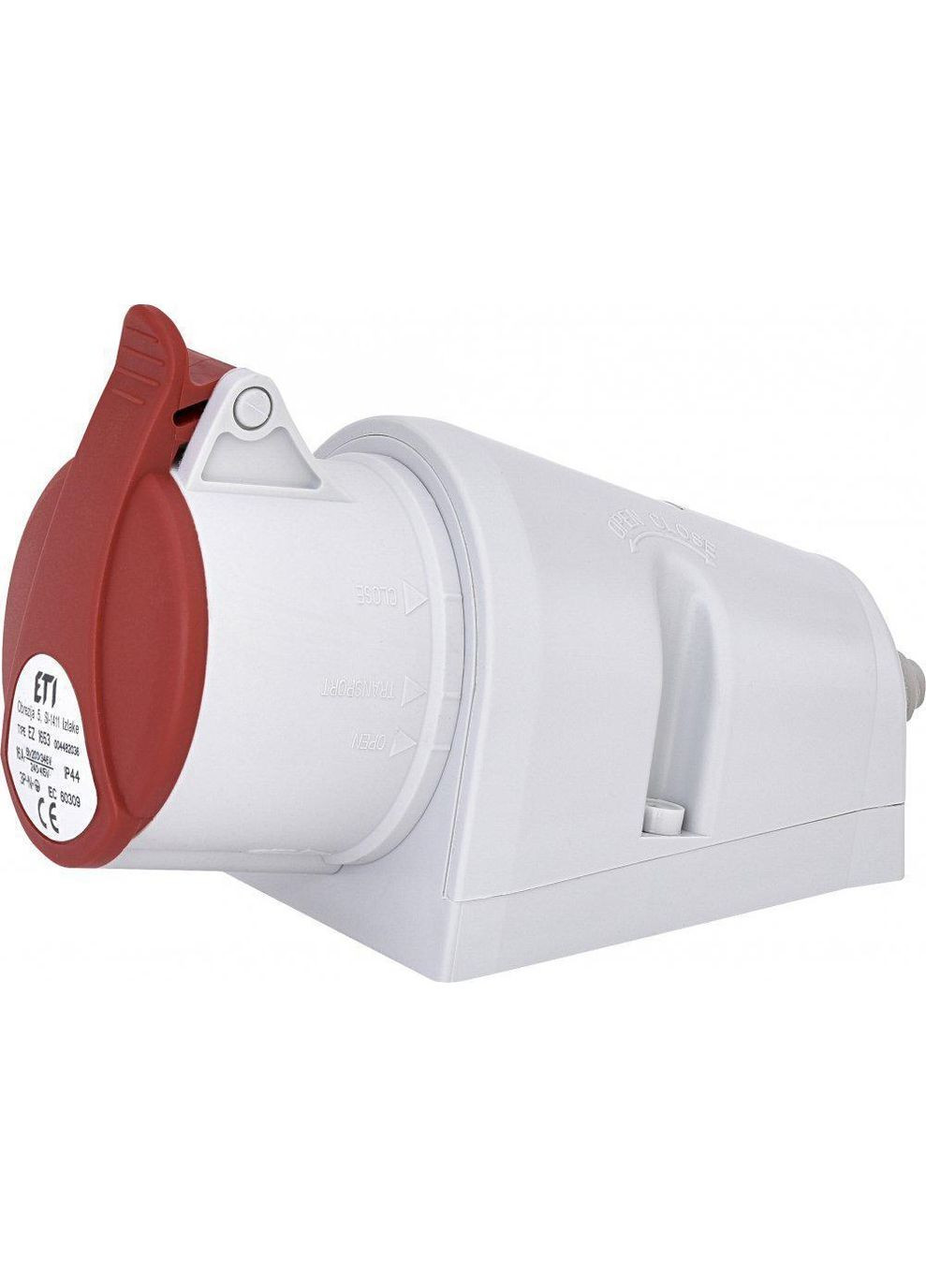 Розетка стационарная 3+N+PE 380В 16А IP44, 4482036 ETI (336905171)