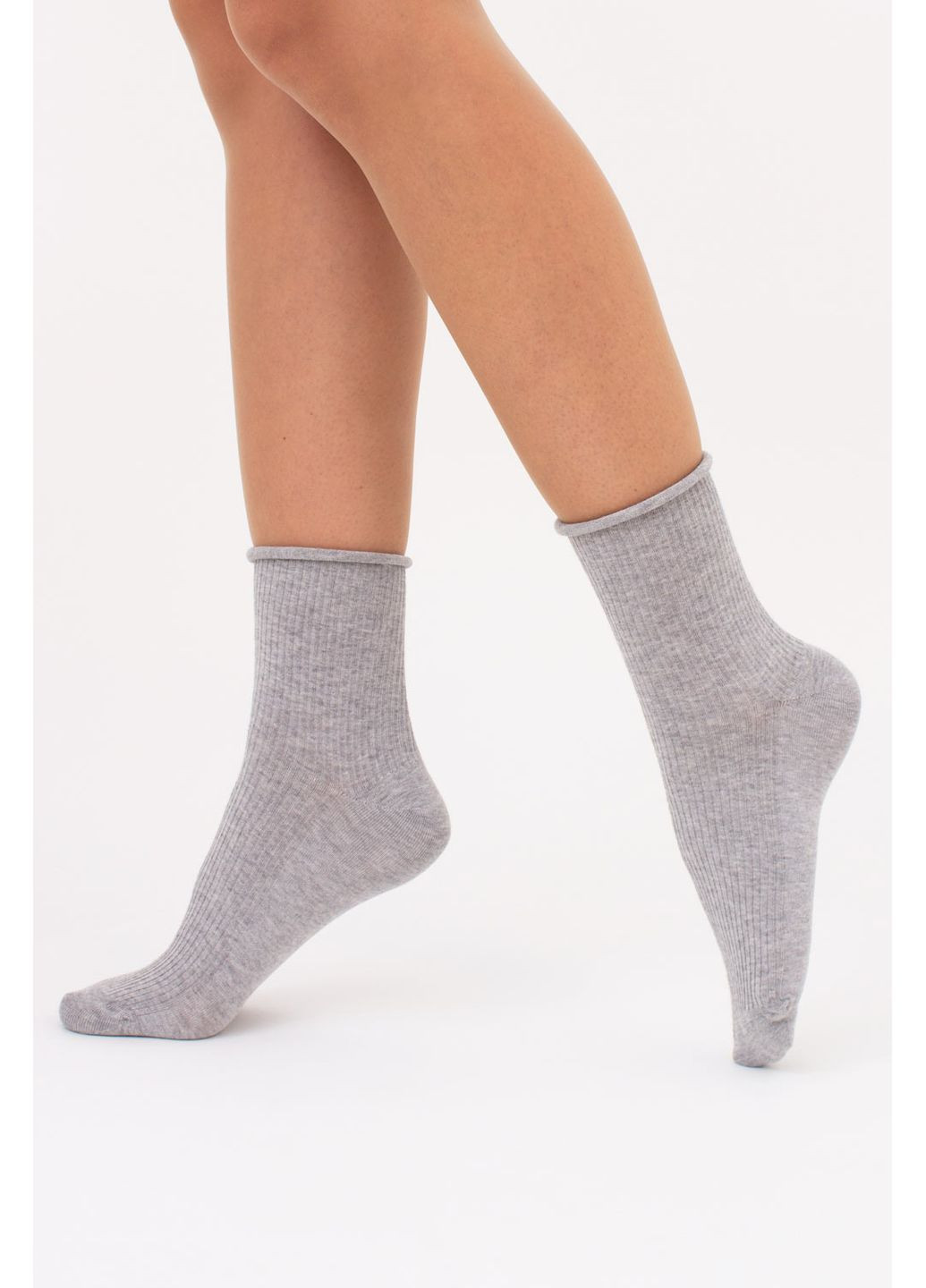 Серые носки классические Giulia однотонные (351854482)