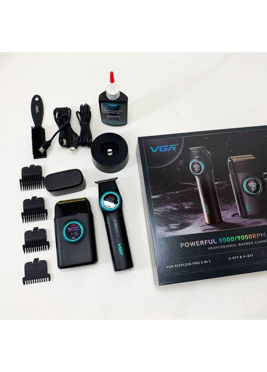 Комплект 2 в 1 V-977 V-377 BLACK VGR (364664274)