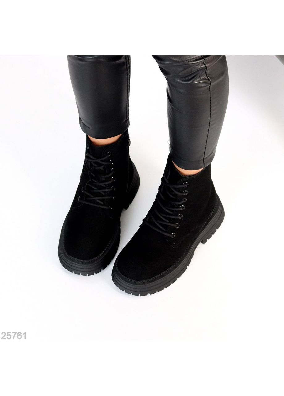 Зимние зимние ботинки Helen из натуральной замши