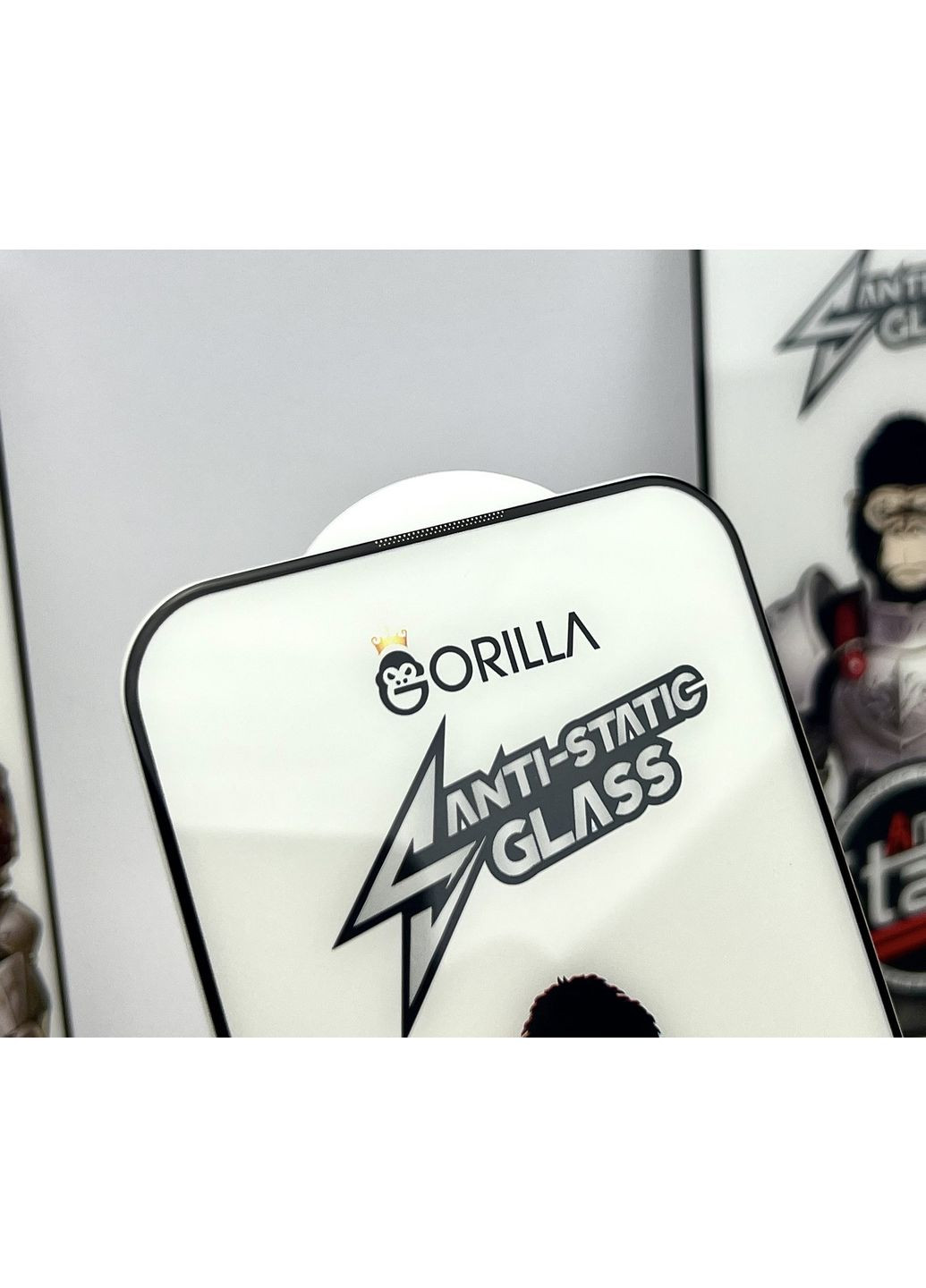 Захисне скло на 16 PRO ESD Gorilla глянець Apple айфон 16 ПРО антистатик захист динаміка No Brand (369137024)