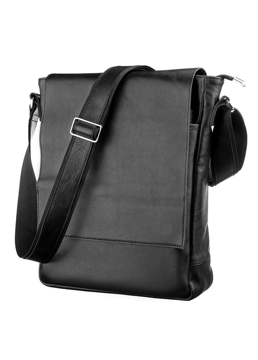 Сумка 11079 кожаная Черная Shvigel (329148809)