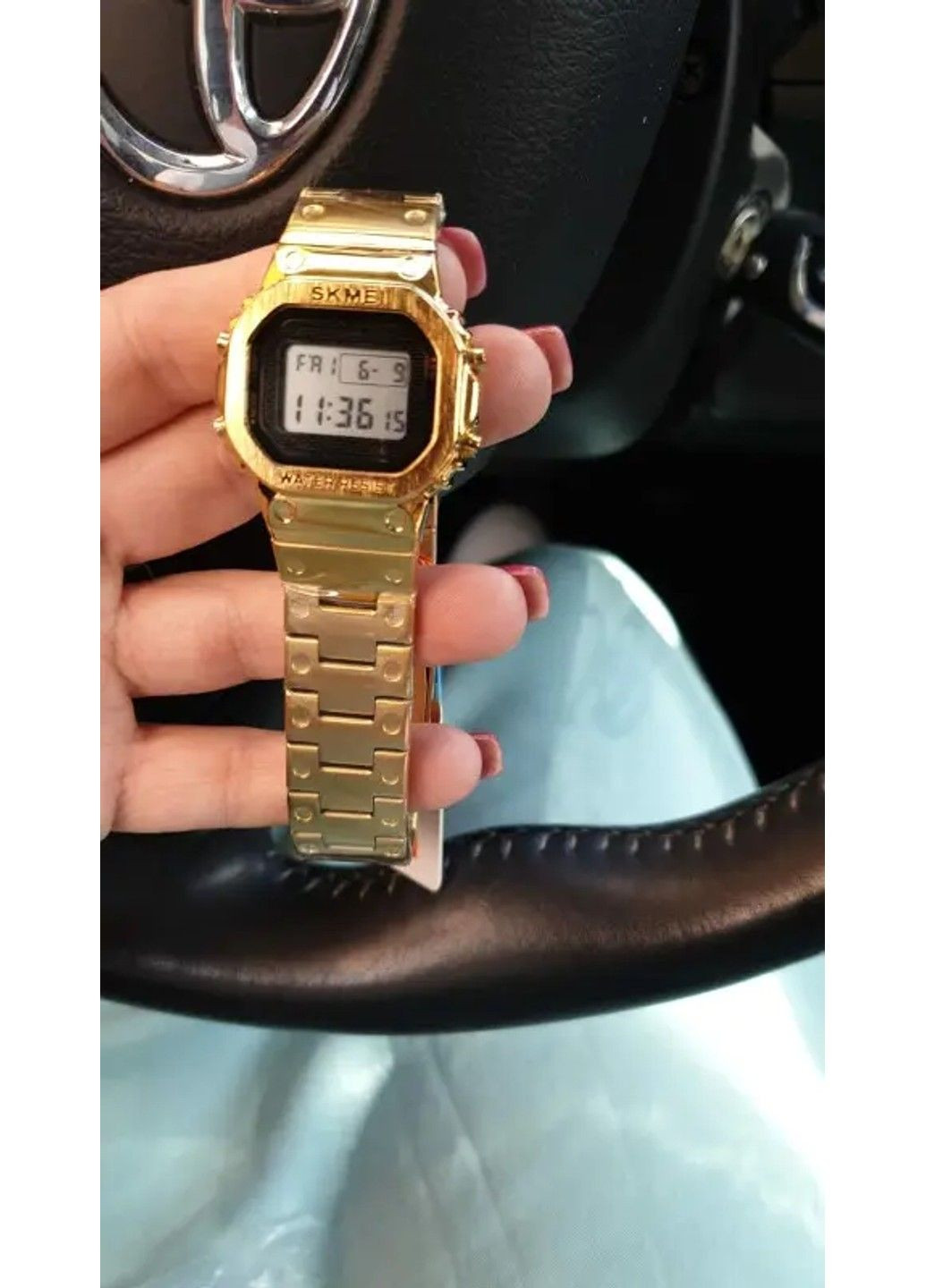 Женские спортивные часы 1433 Singapore Золотистый Skmei (314483885)