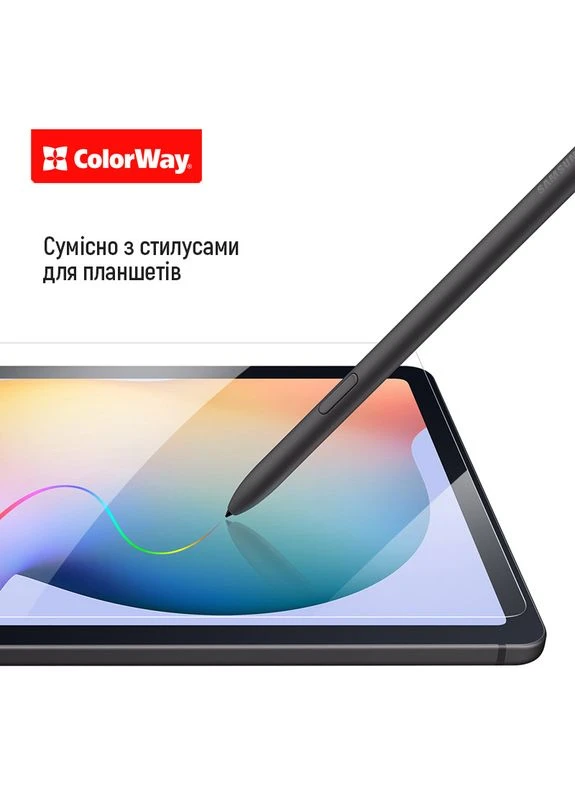 Защитное стекло 9H Samsung Galaxy Tab S10 Lite Transparent (CW-GTSGX400) Colorway (362487787)
