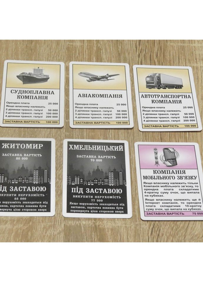 Настольная игра "Монополия Украины" 0734ATS укр. языке Artos Games (365639741)