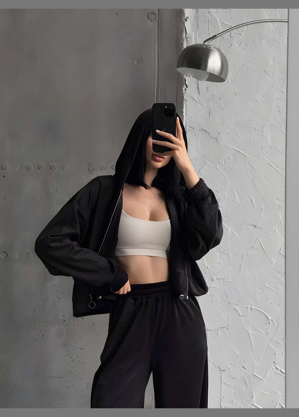 Велюровый спортивный костюм двойка с капюшоном, женский костюм из велюра на хлопковом... No Brand (329890452)