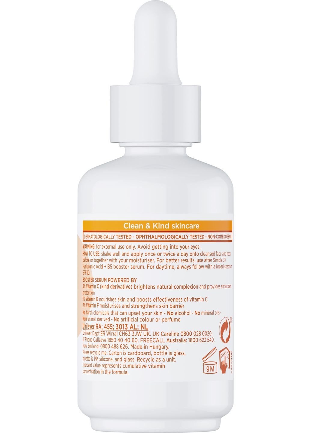 Simple Сыворотка для лица Витамин С+E+F, 30 мл — Крем, (331860292)